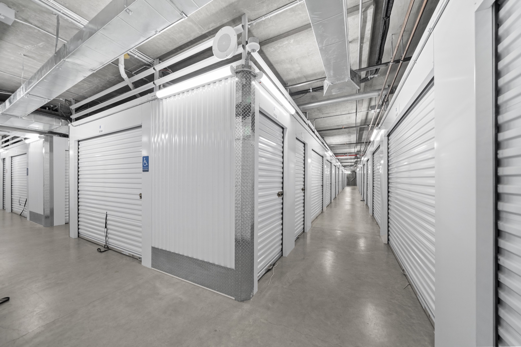 Interior hallway at the West LA facility