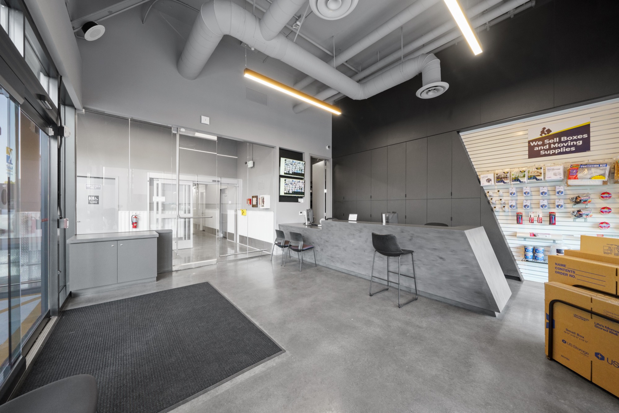Leasing office at the West LA facility